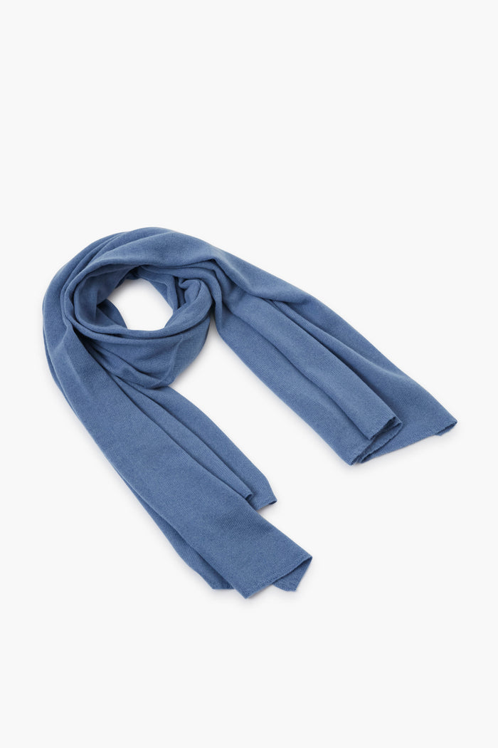 Exclusive Light Blue Cashmere Travel Wrap