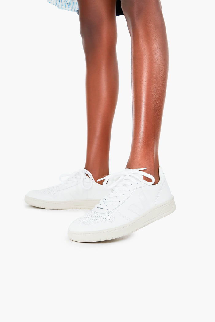 Extra White V-10 Sneakers