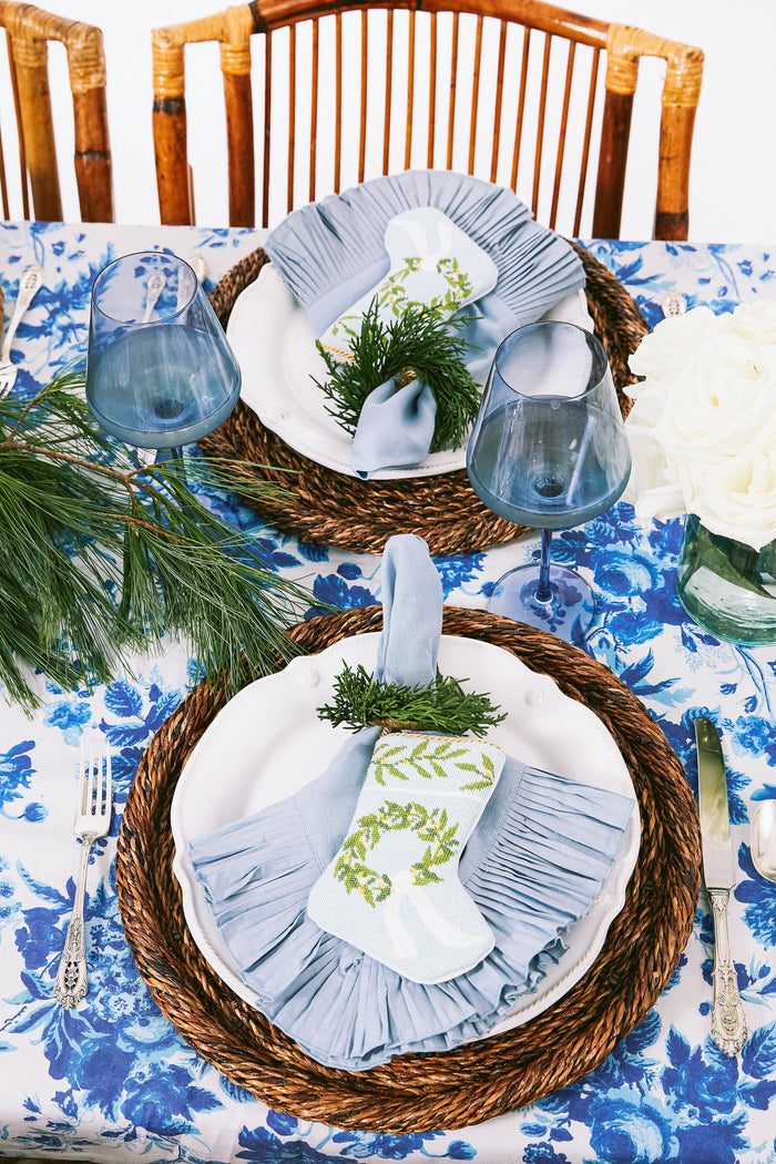 Faux Fir Napkin Rings