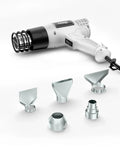 FEDUS Heat Gun Hot Air Gun Temperature Machine 1800W 5 Nozzles Included, 2 Temp Settings Great for industrial use & Crafts, Removing & Drying Paint, Shrink Tubing/Wrapping Packing, Bend Pipes, Epoxy Resin, Grey FEDUS