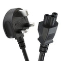 FEDUS Standard UK Laptop Power Cable with Fuse, 3 Pin 18AWG Mickey Mouse Mains Laptop Replacement Cord Lead, Printer, UK Laptop Charger Cord, Laptop Power Brick Cable for Notebooks FEDUS