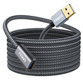 FEDUS USB 3.0 Extension Cable, Aluminum Alloy USB Cable Extender SuperSpeed USB 3.0 Type A Male to USB A Female Extension Cord for Printer, TV, PlayStation, Xbox, Hard Drive, Keyboard, USB hub FEDUS