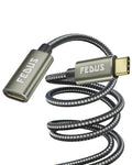FEDUS USB C Extension Cable10Gbps, USB Type C 3.1 Gen 2 Male to Female Extension Charging 4K Video Sync wire C Type Male to Female Extender Cord Cheeku Technologies