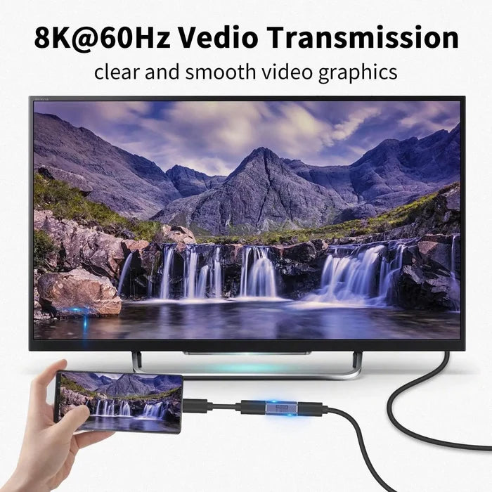FEDUS USB C Female to Female Adapter, 100W USB C Coupler Extender, 40Gbps, PD 100W, 8K 60hz Video USB C Extension Cheeku Technologies