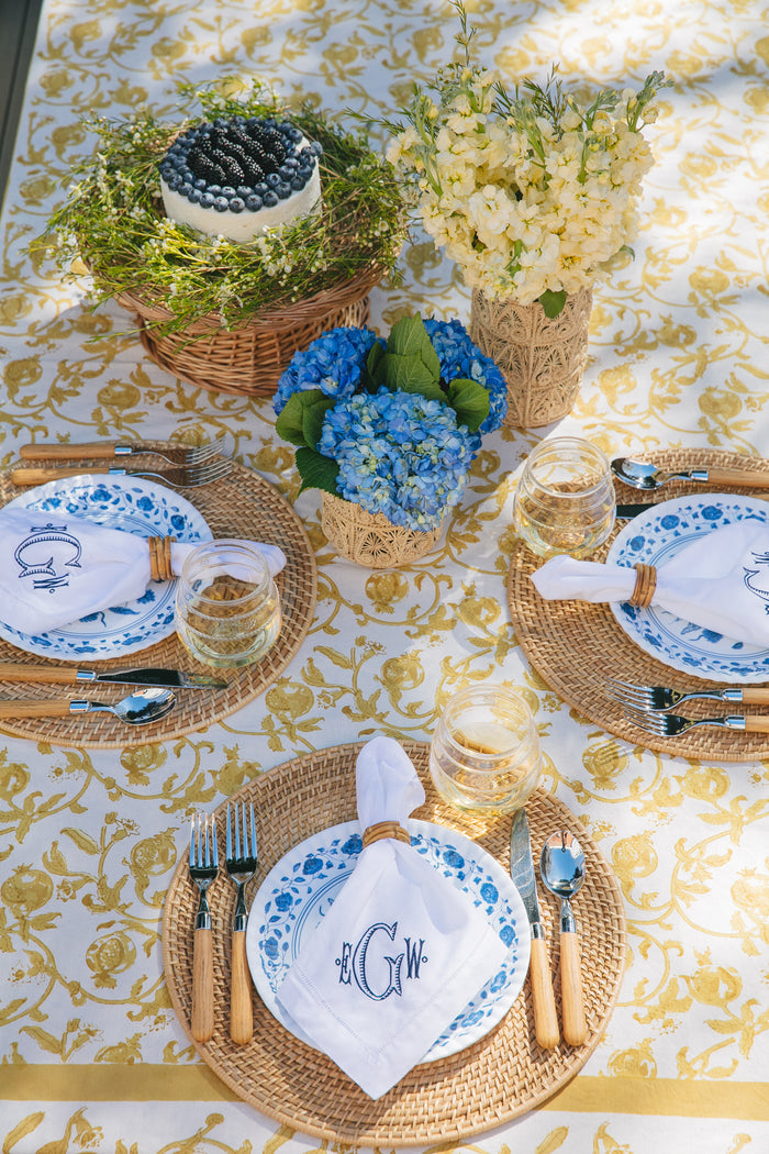 French Tablecloth Granada Mustard