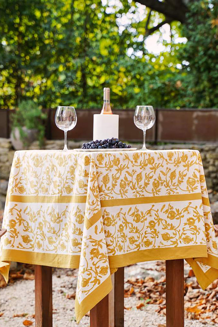 French Tablecloth Granada Mustard