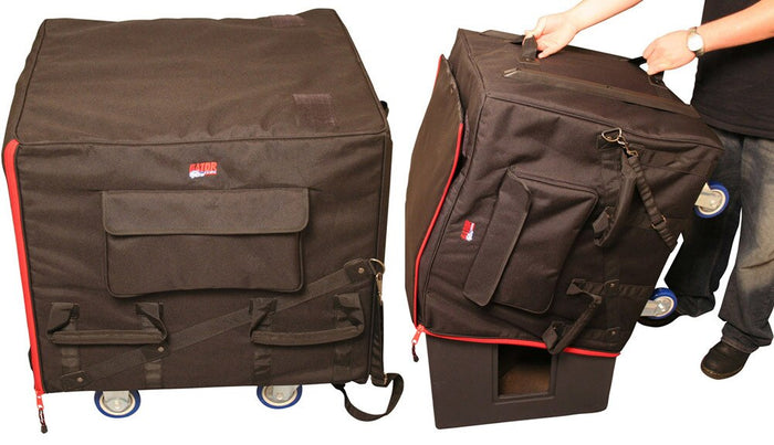 Gator G-SUB2225-24BAG Subwoofer Bag with Wheels - Audiofeen