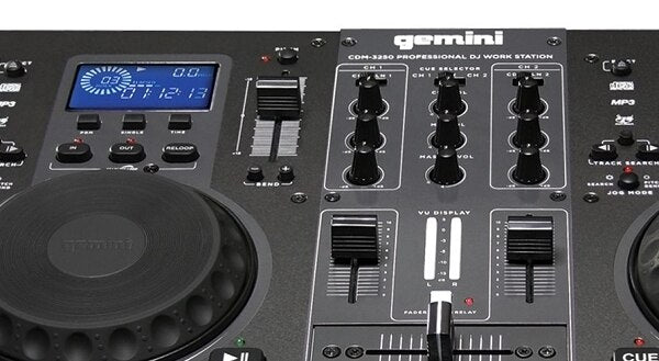 Gemini CDM-3250 Dual CD Player-DJ Mixer - Store Demo - Audiofeen
