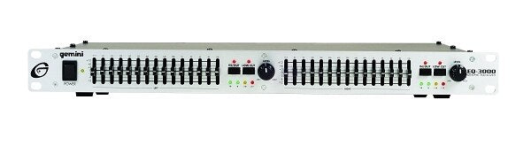 Gemini EQ-3000 Dual 15 Band Graphic Equalizer - Audiofeen