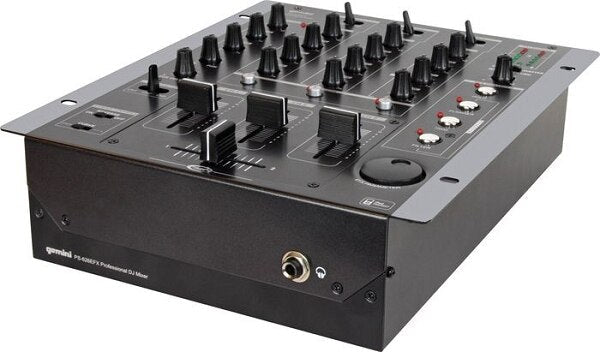Gemini PS-626EFX Pro 3-Channel Stereo Mixer with DSP Effects Processor - Audiofeen