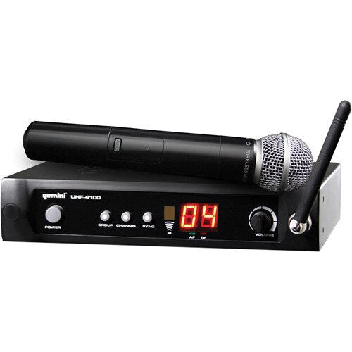 Gemini UHF-4100M Wireless Microphone System - Audiofeen