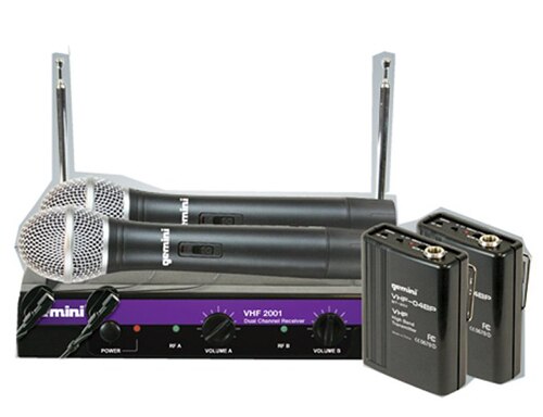 Gemini VHF-2001M Wireless Microphone System - Audiofeen
