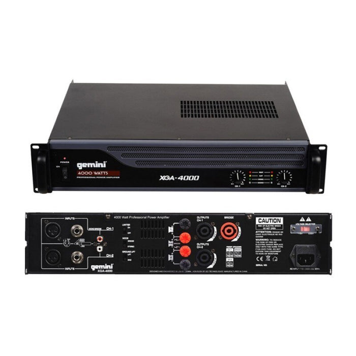 Gemini XGA-4000 Professional Power Amplifier - Audiofeen