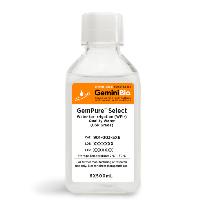 GemPure Select Water for Irrigation (WFIr) Quality Water (USP Grade)
