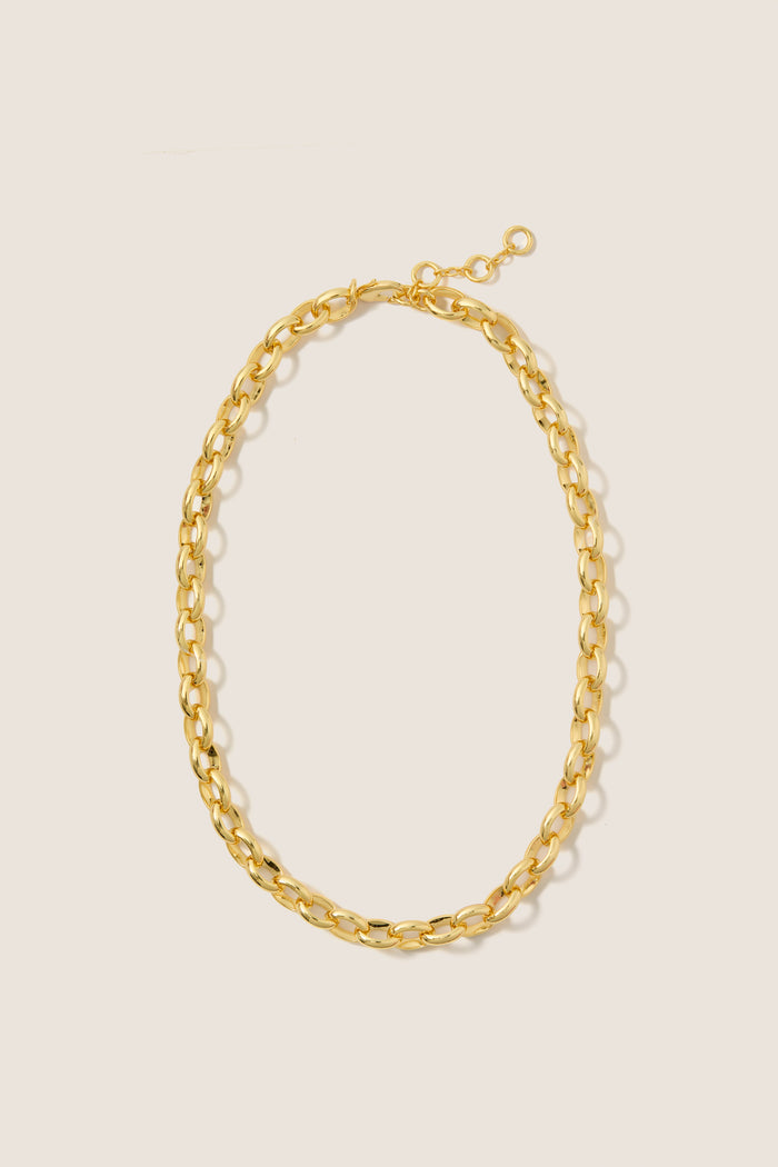 Gold Chunky Chain Link Necklace