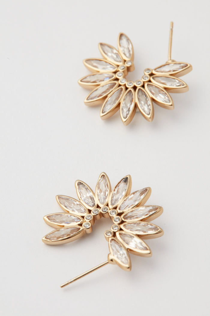 Gold Ines Hoops