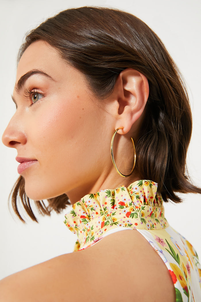 Gold Large Hoop Earrings