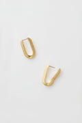Gold U-Link Earrings
