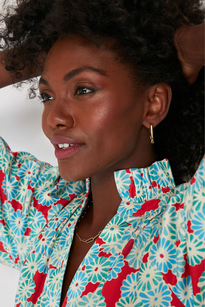 Gold U-Link Earrings