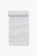 Gray Stripe Classic Rib Blanket