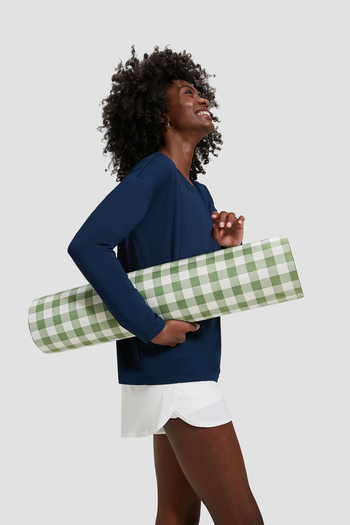 Green Trellis Yoga Mat