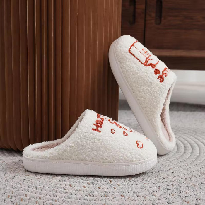 Introducing Our Plush Harry's House Inspired Slippers.

Perfect for keeping your feet warm and cozy. Made with premium plush material and designed with inspiration from the iconic Harry Styles, these slippers provide maximum comfort and style. Perfect for any Harry Styles fan or anyone looking for comfortable footwear.