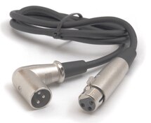 Hosa XLR Male Angle 3ft - Audiofeen