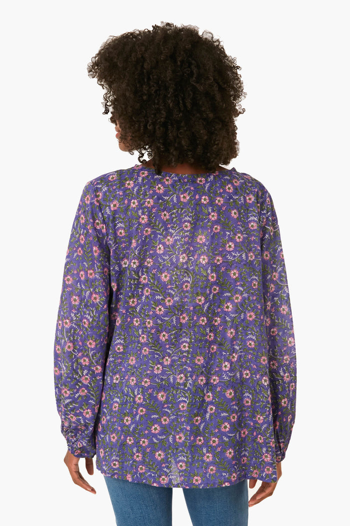 Iris Wildflower Bardot Top