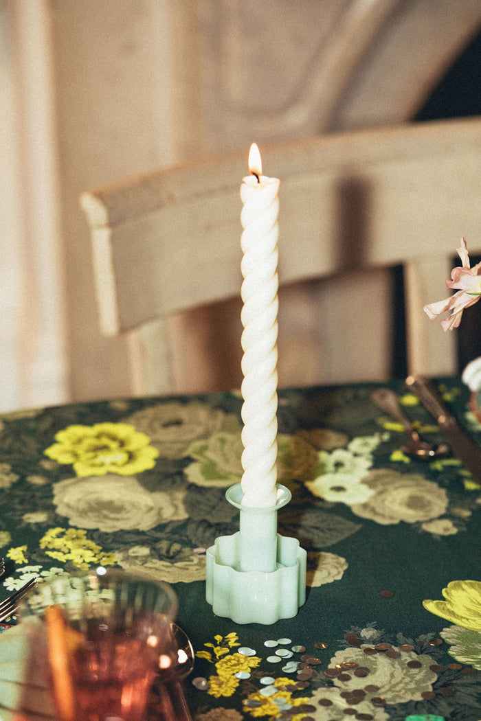 Jade Wave Candle Holder