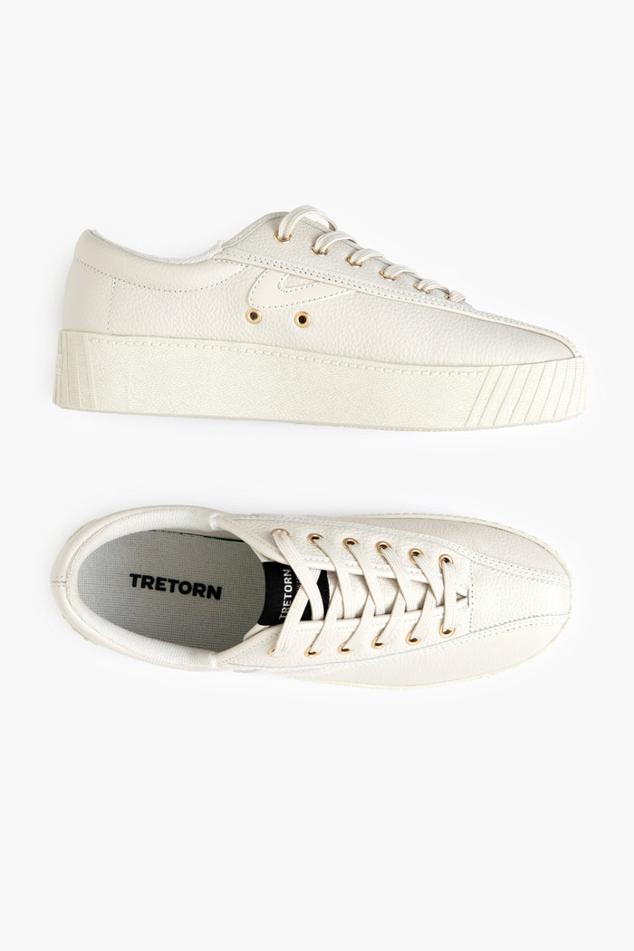 Leather Platform Nylite Sneakers