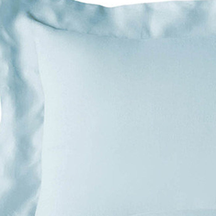 Light Blue King Rayon Washable Duvet Cover Set
