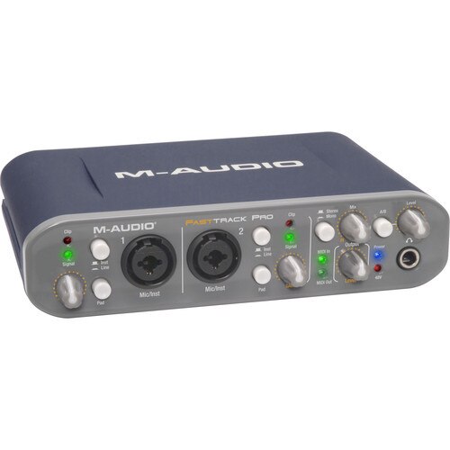 M-Audio Fast Track Pro Audio interface - 96 kHz - 24-bit - Audiofeen