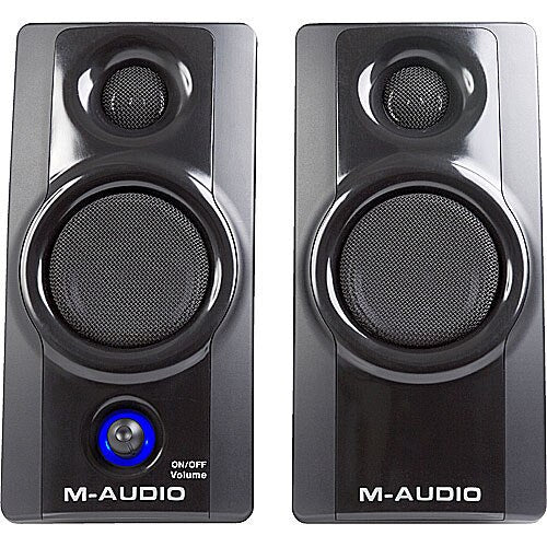M-Audio Studiophile AV 20 Portable Desktop Multimedia Monitors - Audiofeen