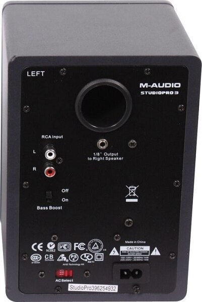 M-Audio StudioPro 3 Active Desktop Monitor - Audiofeen