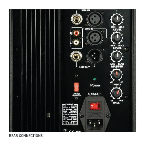 Marathon ENT-15P Powered Full-Range Speaker - Audiofeen