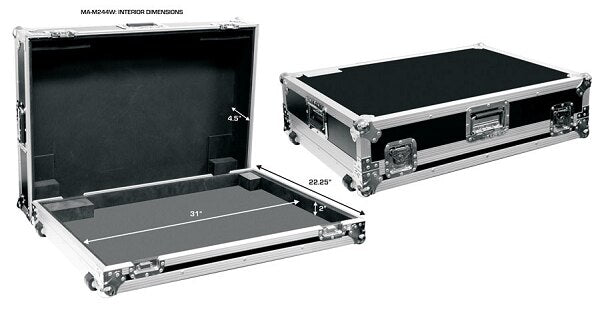 Marathon MA-M244W Flight Road Mackie 24.4 Mixer Case - Audiofeen
