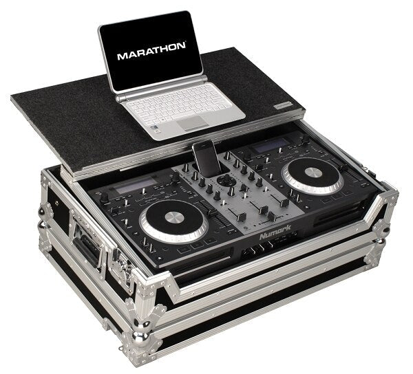 Marathon MA-MIXDECKLT CD Player Case with Laptop Stand - Audiofeen