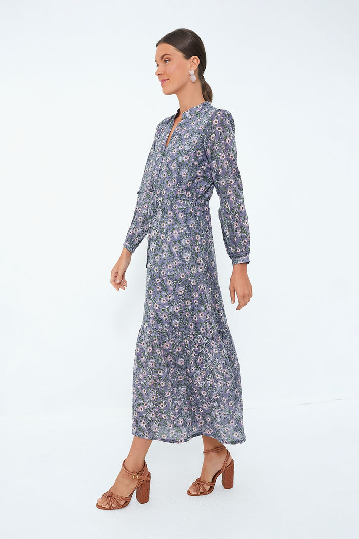 Midnight Wildflower Organic Frances Dress 3