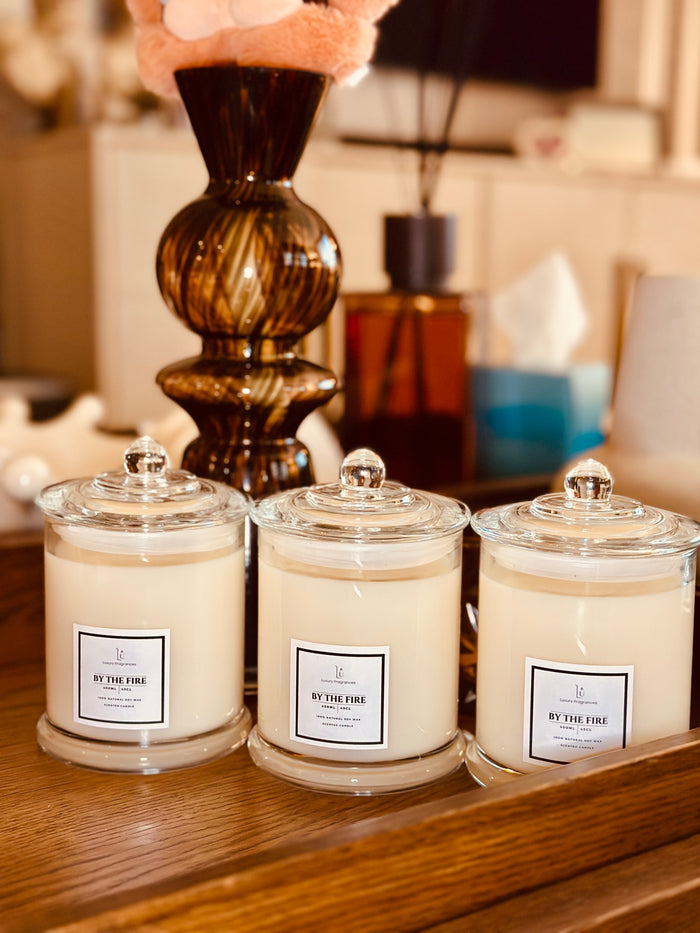 Naomi Luxury Scented Candle - Clear Glass