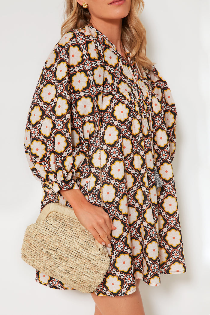 Natural Beverly Clutch