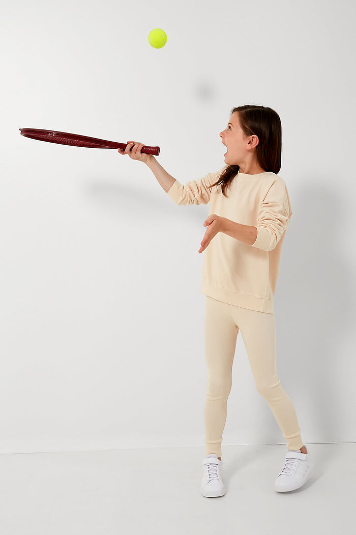 Natural Essential Rib Leggings