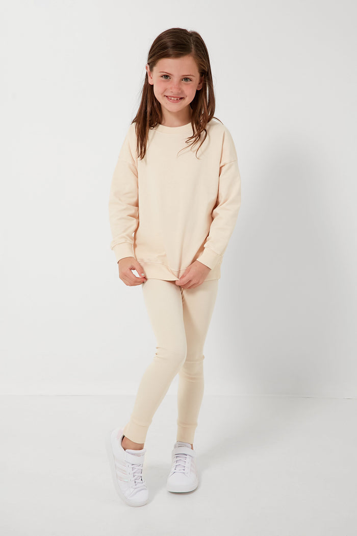 Natural Essential Rib Leggings