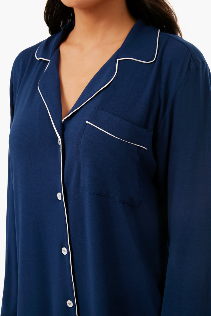Navy Gisele Sleepshirt