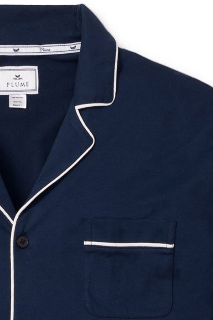Navy Luxe Pima Pajama Set