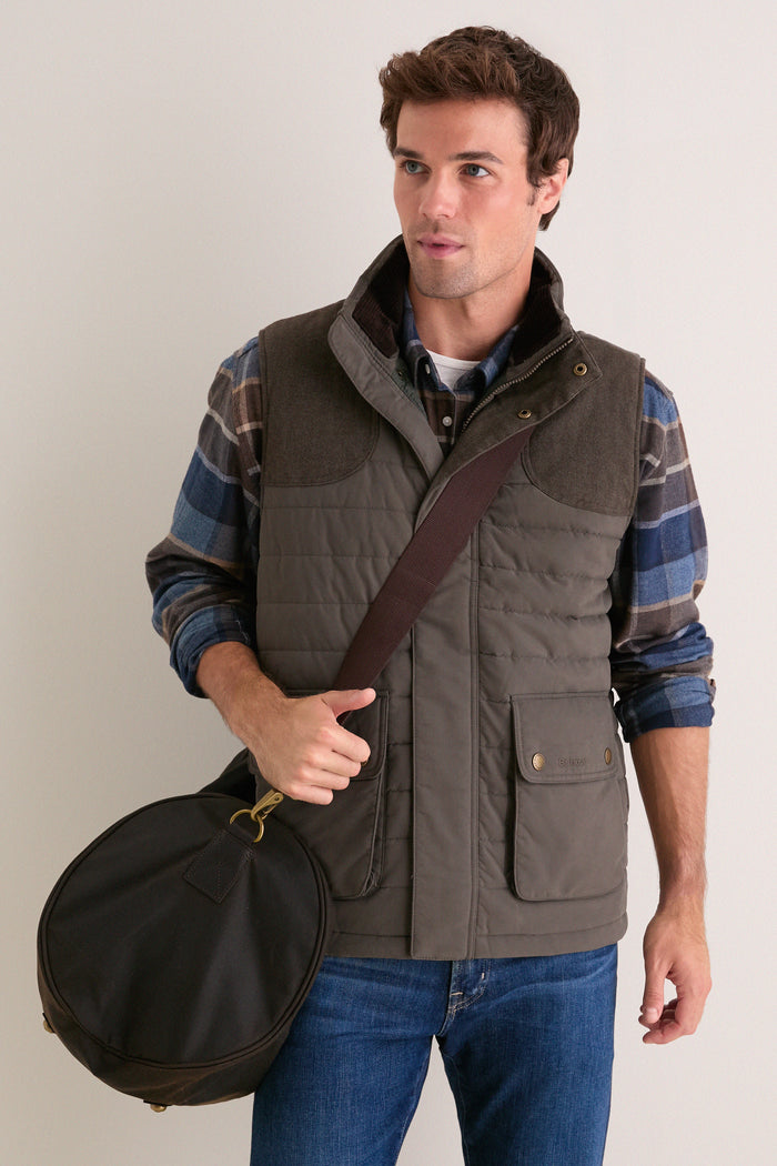 Olive Wax Holdall