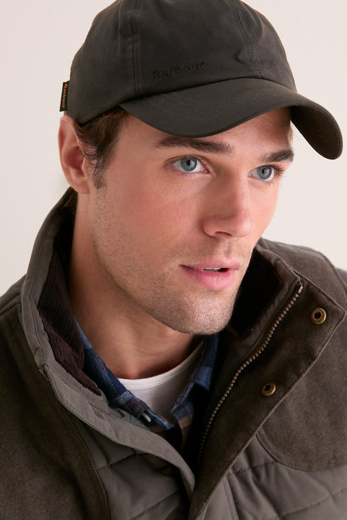 Olive Wax Sports Cap