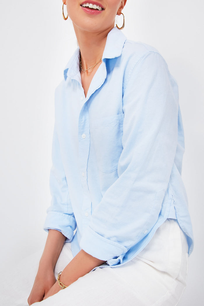 Oxford Blue Kayla Shrunken Shirt