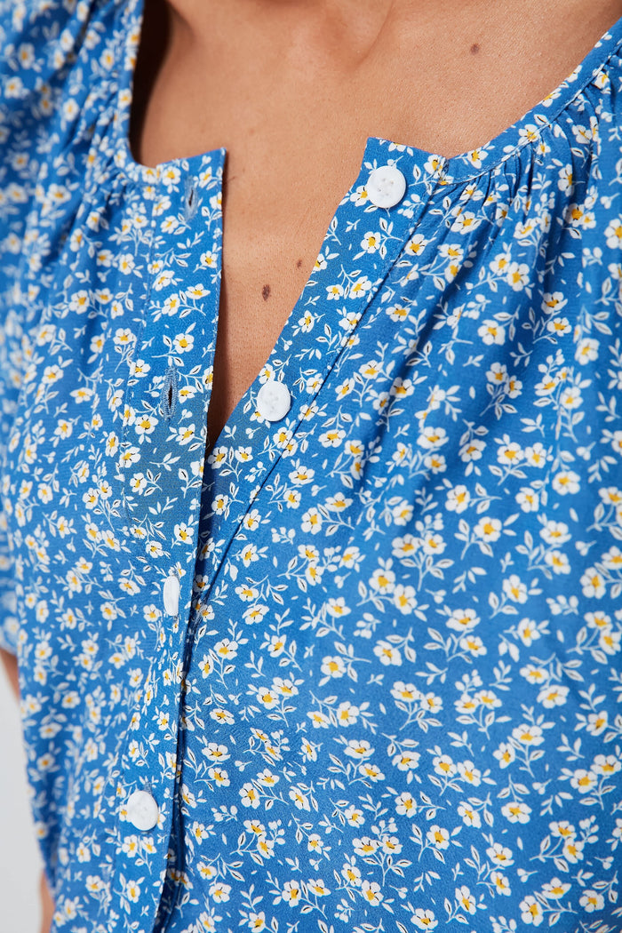 Pablo Flowers Frances Blouse