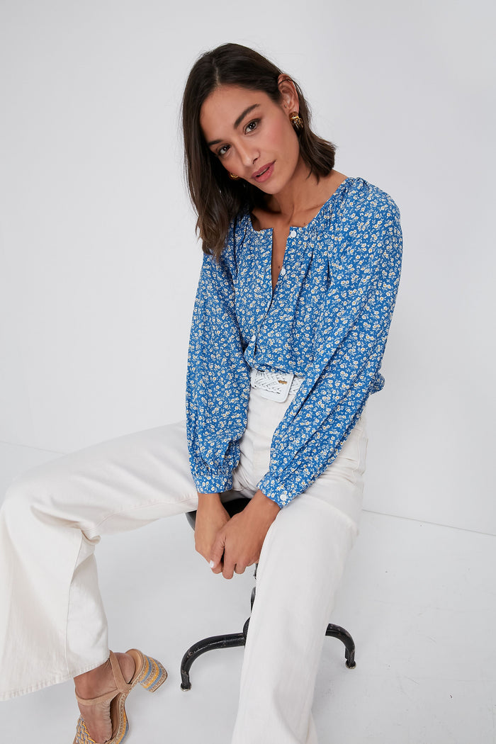 Pablo Flowers Frances Blouse