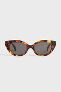 A pair of Feroce Panthera Vicky cat eye sunglasses with a tortoiseshell frame and dark lenses.